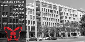 Csendes tiltakozás a Novartis társadalmi felelősségvállalásának gyakorlata ellen
